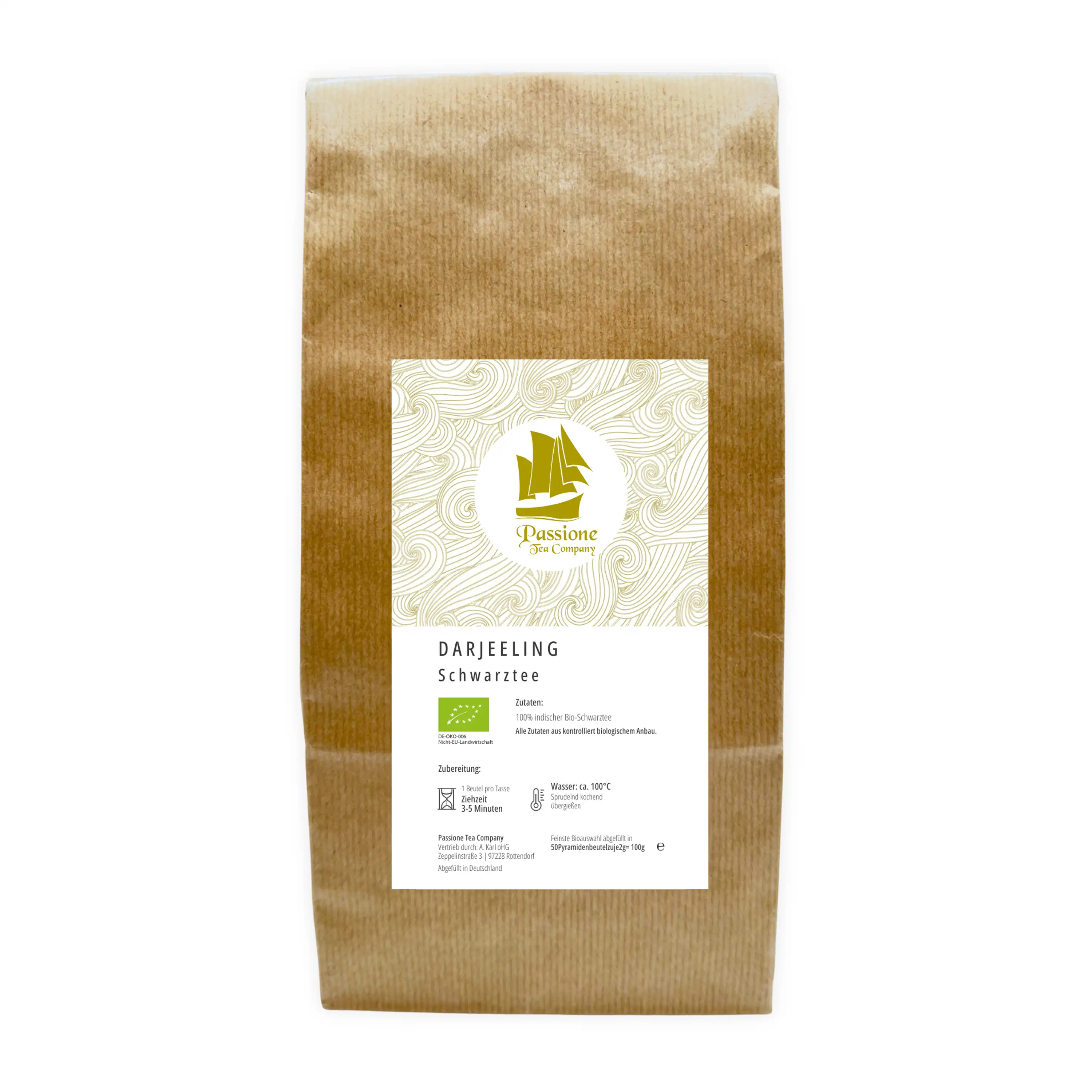 Schwarztee Darjeeling BIO 100g