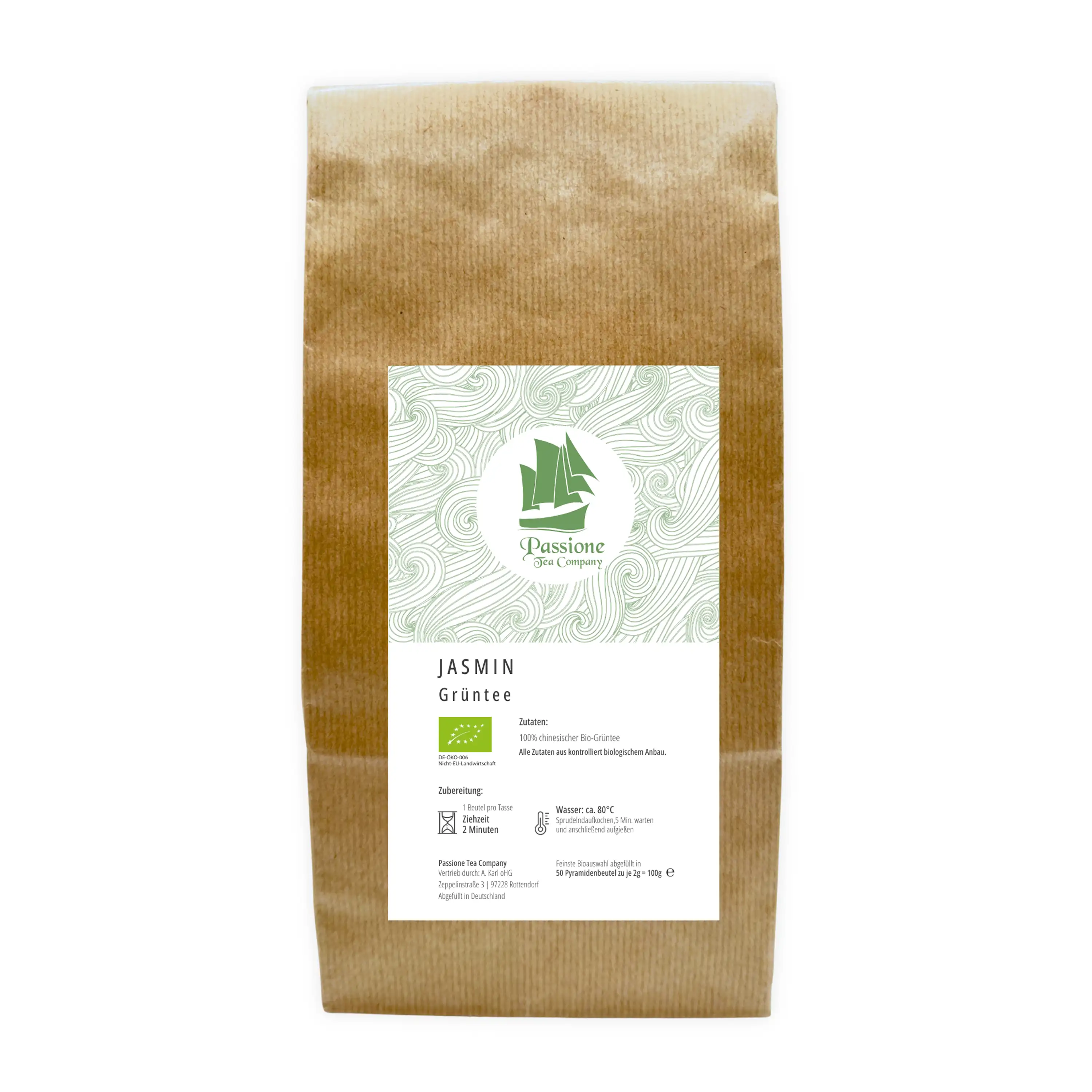 BIO-Grüntee Jasmin 100g